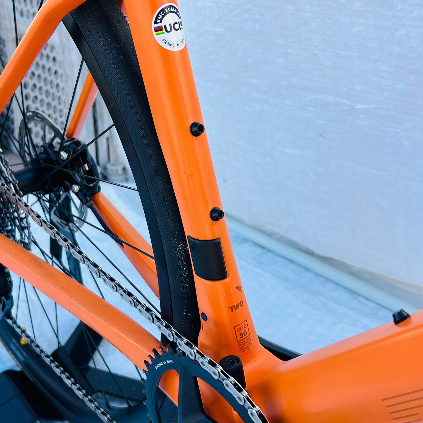 2022 BMC Roadmachine X TWO Orange 56 cm Road & Light Gravel Bike