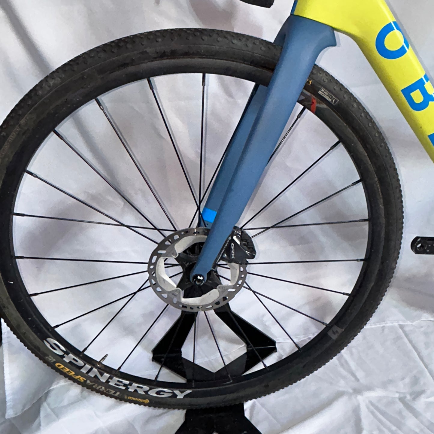 2022 OBED GVR X-Small Yellow/Blue Gravel Bike Shimano GRX Powermeter