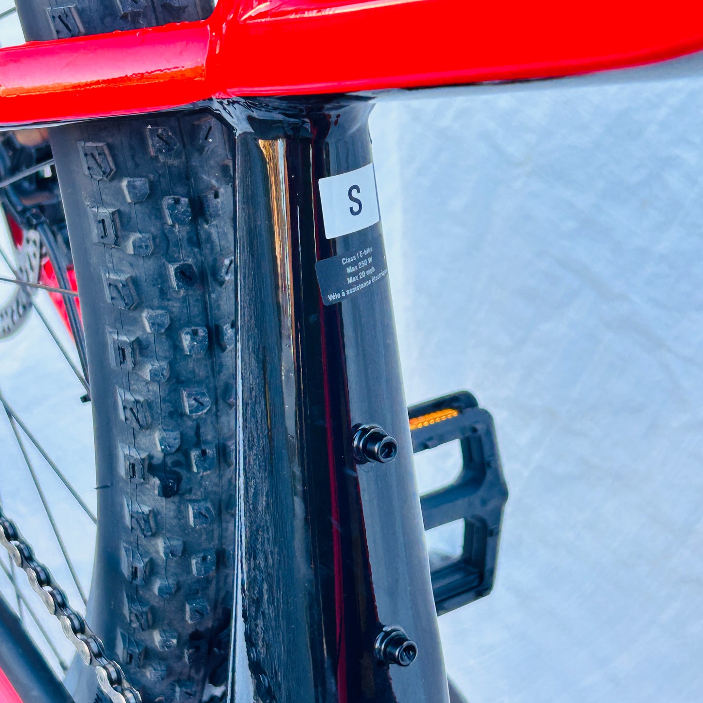 2021 Trek Powerfly 4 Electric Mountain Bike Red 27.5" Gen 3 Small