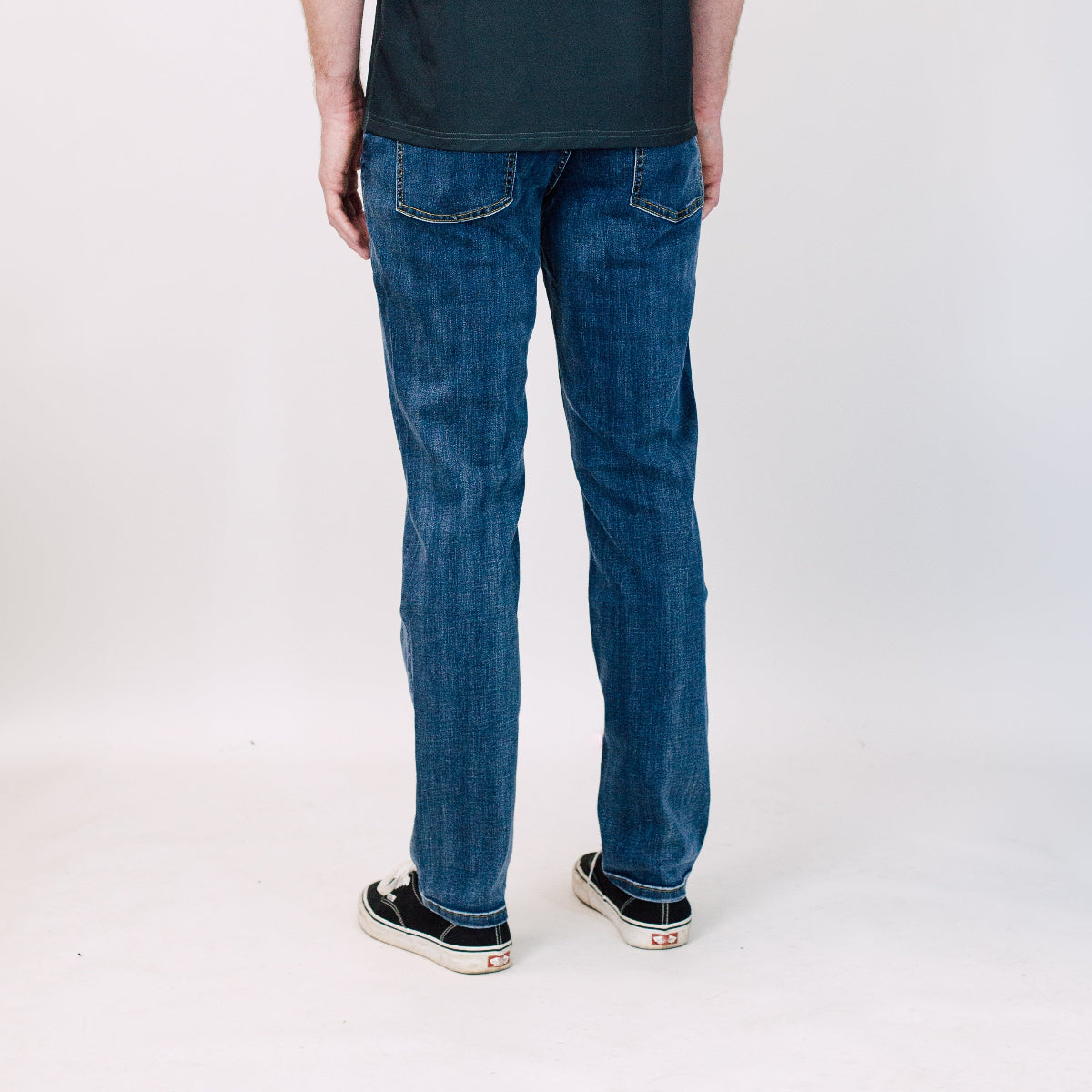 Jean Pants - Medium Wash Blue