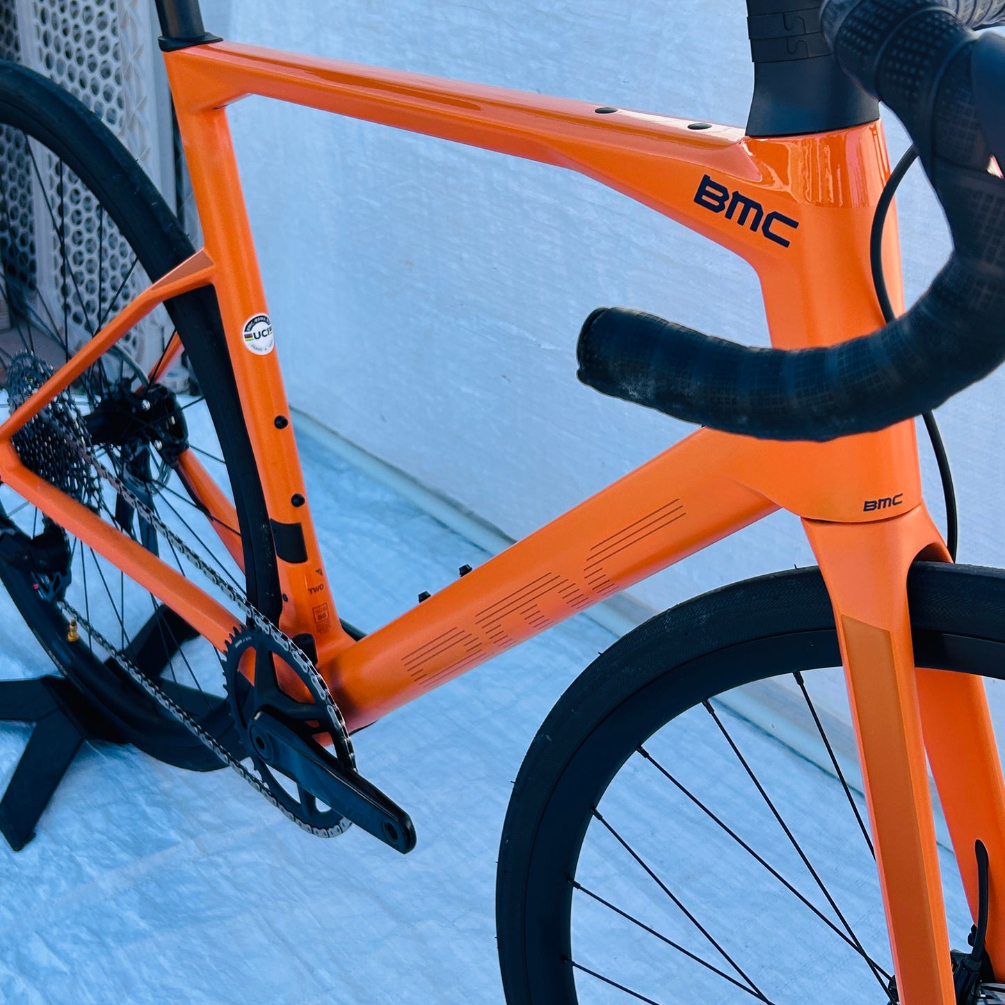 2022 BMC Roadmachine X TWO Orange 56 cm Road & Light Gravel Bike