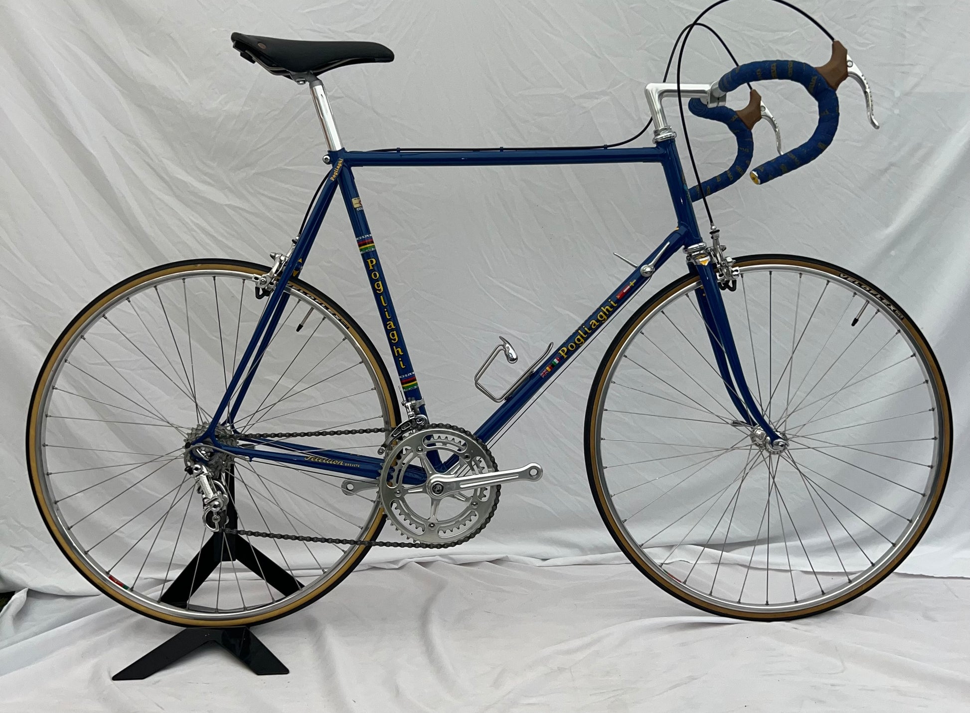 Vintage Bicycle Bikes With Campagnolo Vintage Italian Viner Race