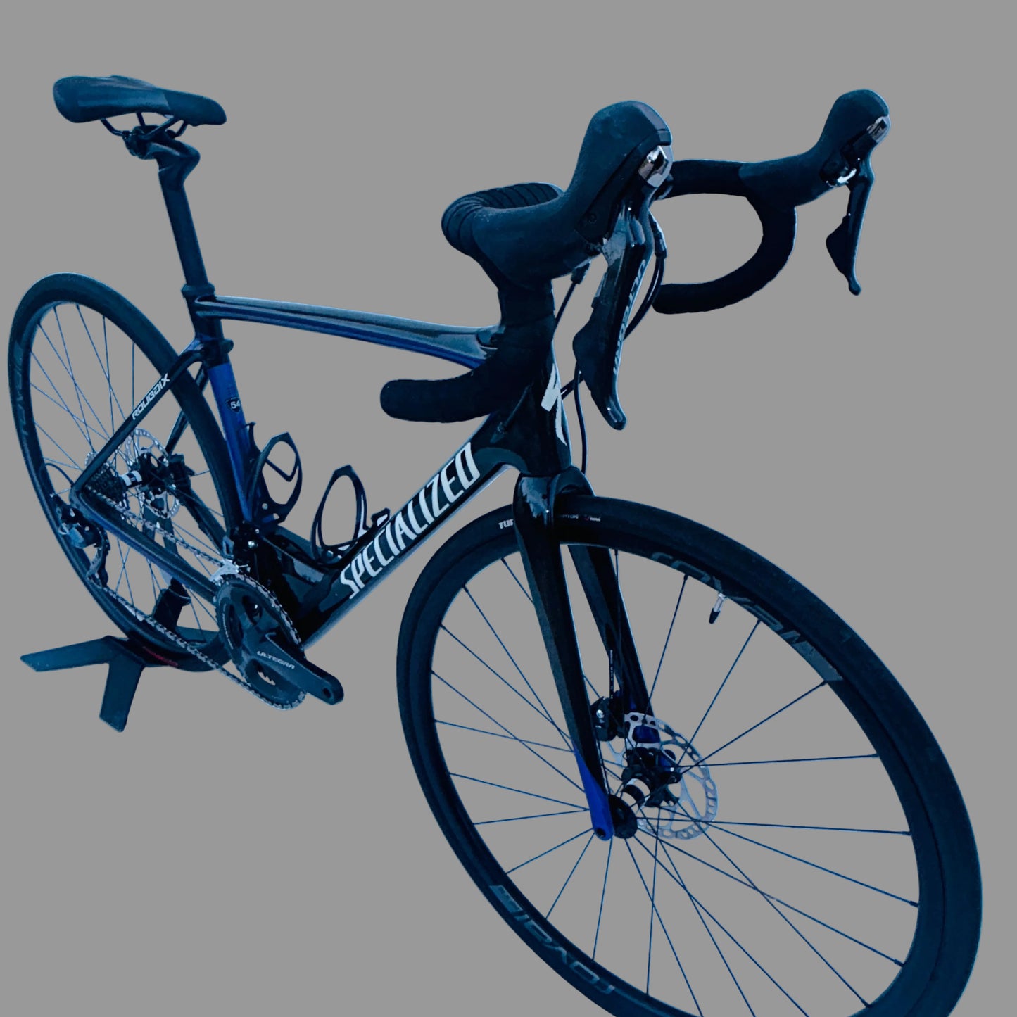 2018 Specialized Roubaix Expert Carbon Road Bike Blue 54 cm