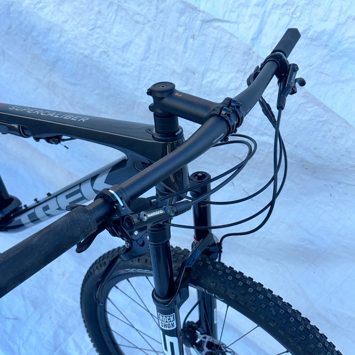 Trek Supercaliber 9.7 Gen 1 Med Full Suspension Mountain Bike, 2023