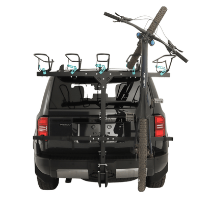 JB Racks 5 Bikes Vertical Bike Rack Turquoise BONUS SLOW STRUT