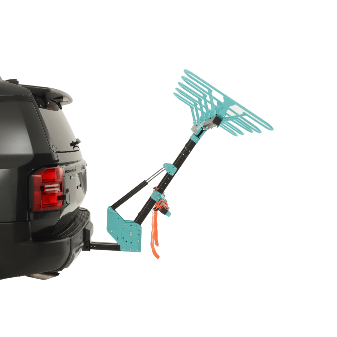 JB Racks 5 Bikes Vertical Bike Rack Turquoise BONUS SLOW STRUT