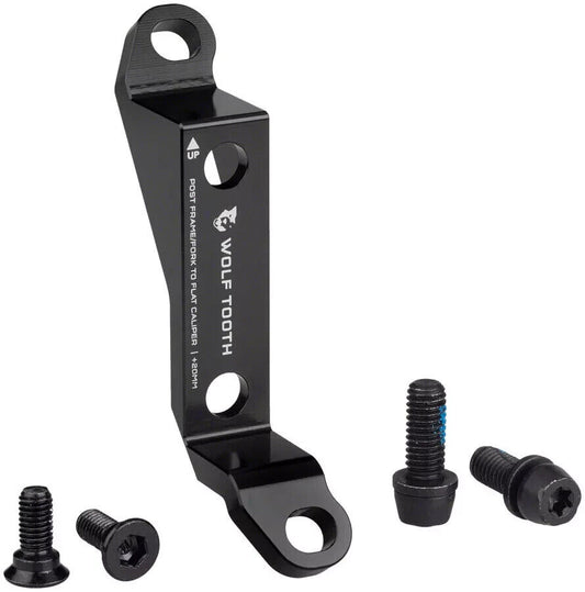 Wolf Tooth Disc Brake Adapter Post Mount  to Flat Mount +20mm