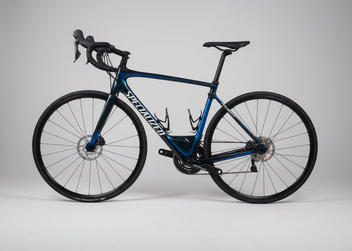 2018 Specialized Roubaix Expert Carbon Road Bike Blue 54 cm