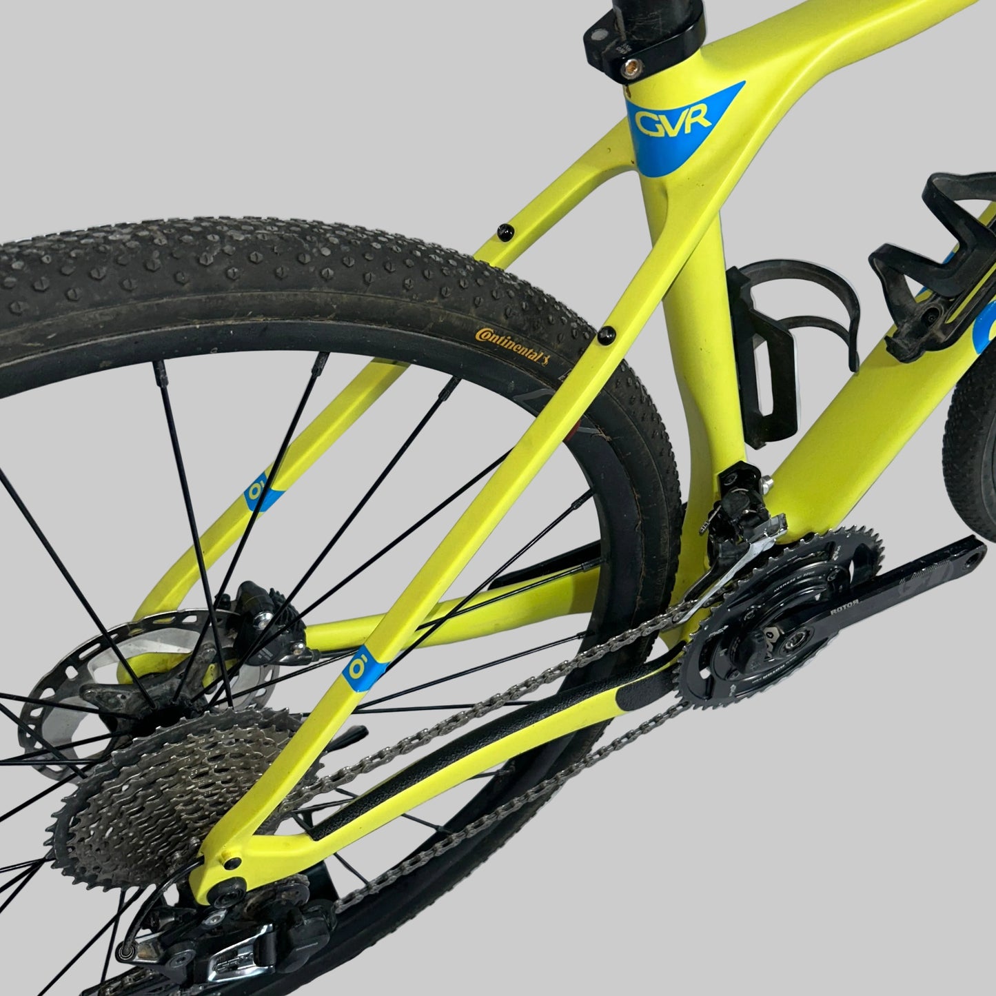 2022 OBED GVR X-Small Yellow/Blue Gravel Bike Shimano GRX Powermeter