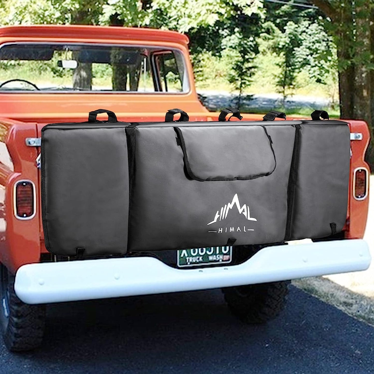 Himal Outdoors Tailgate Pad for Mountain Bike, Tailgate Protection Pad with Tool Pockets 52"