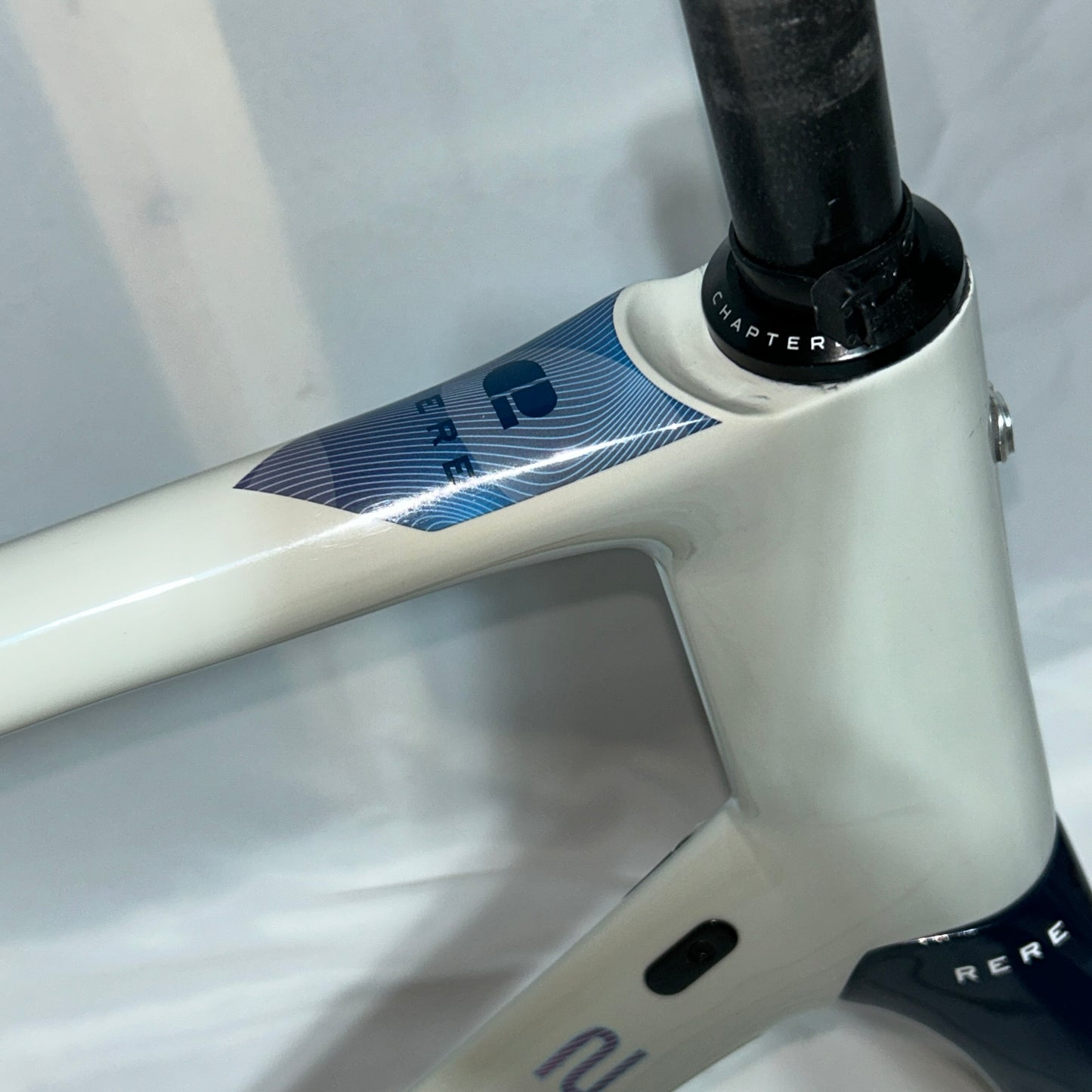Chapter2 RERE Carbon Aero Road Disc Frameset – XL – Grey / Blue