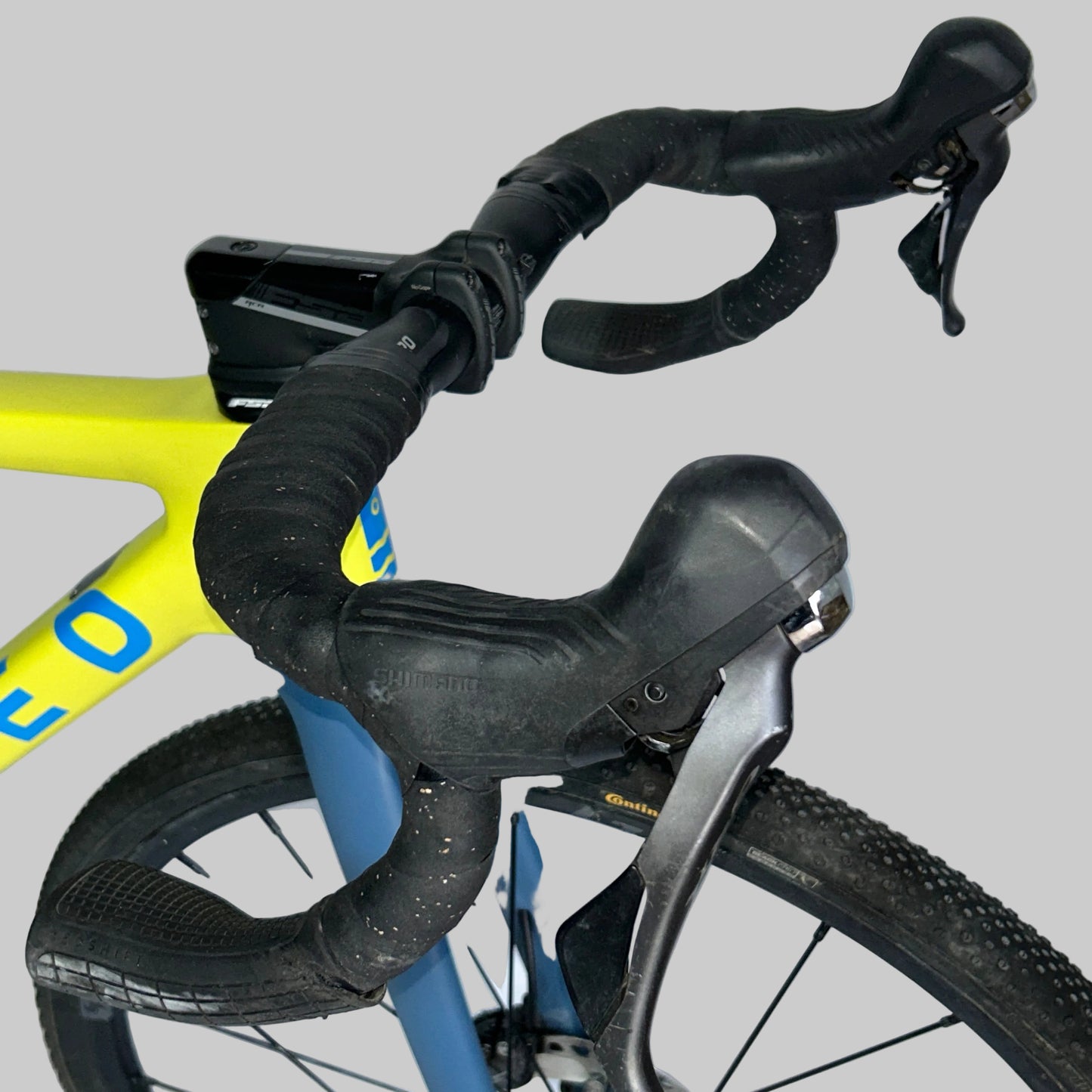 2022 OBED GVR X-Small Yellow/Blue Gravel Bike Shimano GRX Powermeter