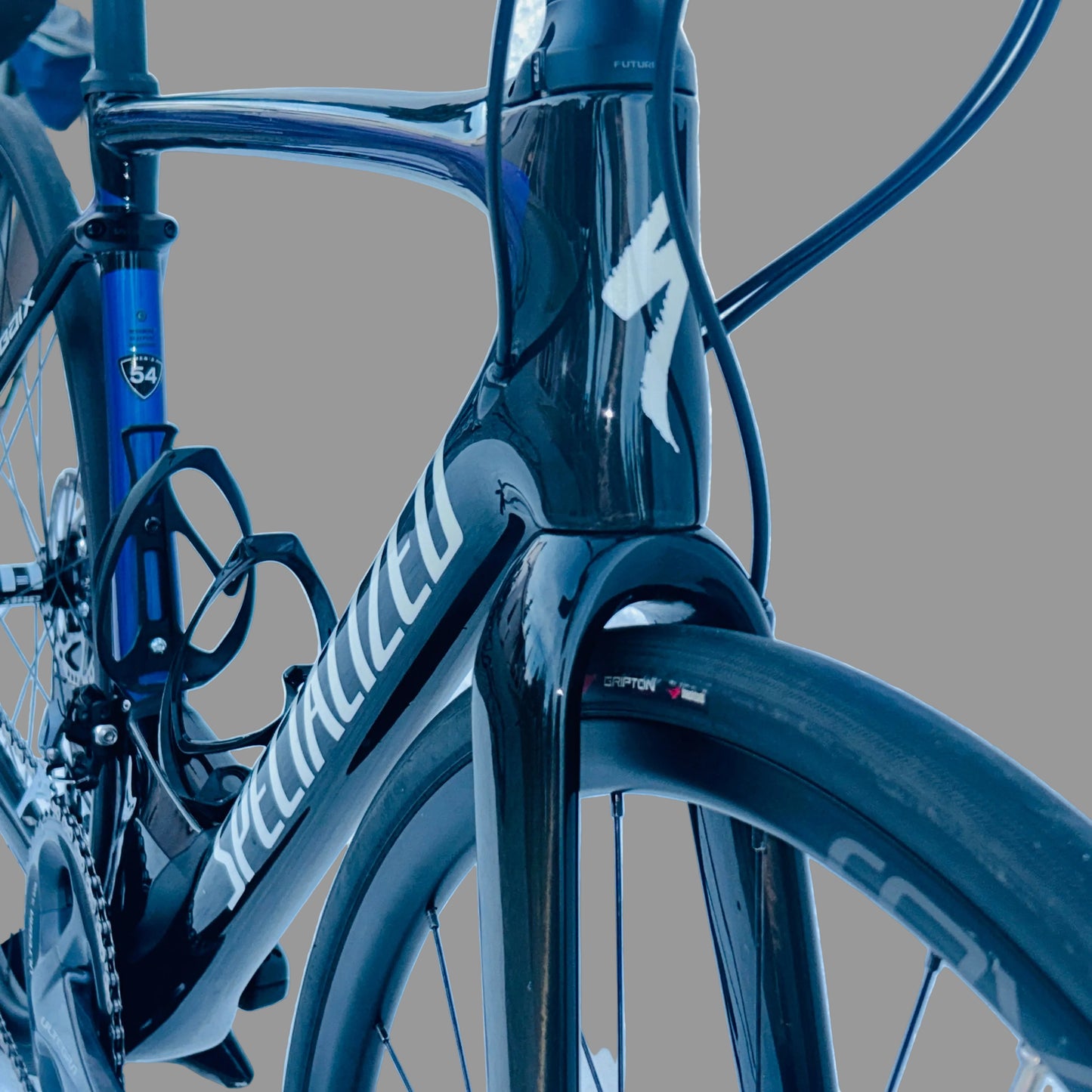 2018 Specialized Roubaix Expert Carbon Road Bike Blue 54 cm