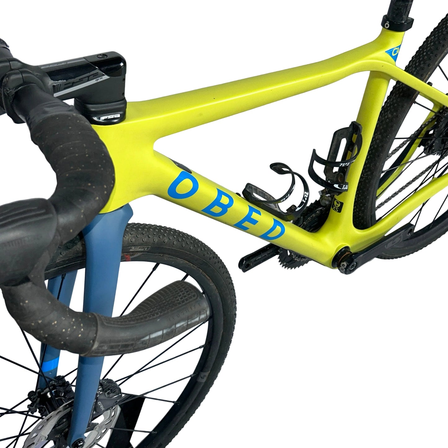2022 OBED GVR X-Small Yellow/Blue Gravel Bike Shimano GRX Powermeter