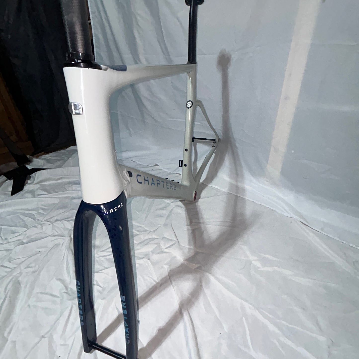 Chapter2 RERE Carbon Aero Road Disc Frameset – XL – Grey / Blue