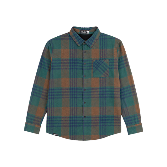Flow Flannel - Green/Blue