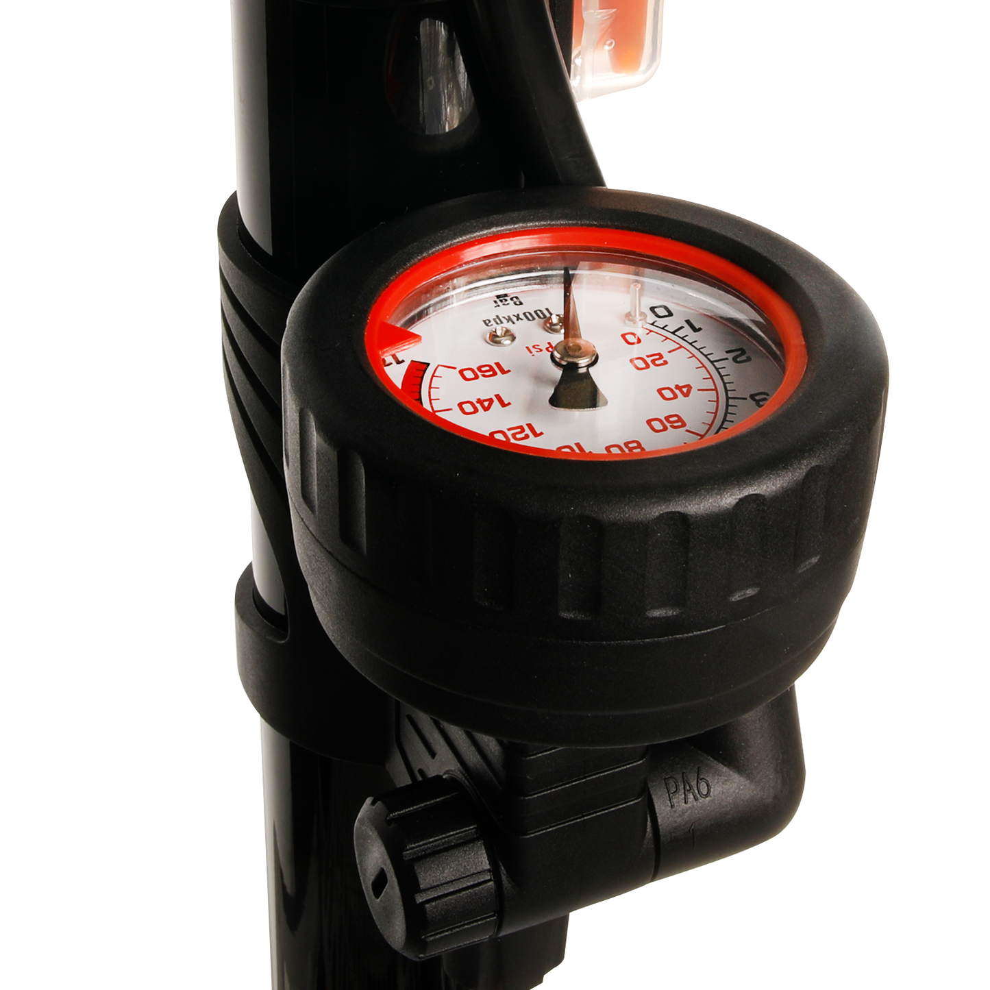 Zol Bike Pump High Pressure Bicycle Floor Pump Up to 160PSI/11BAR with Gauge and Smart Head