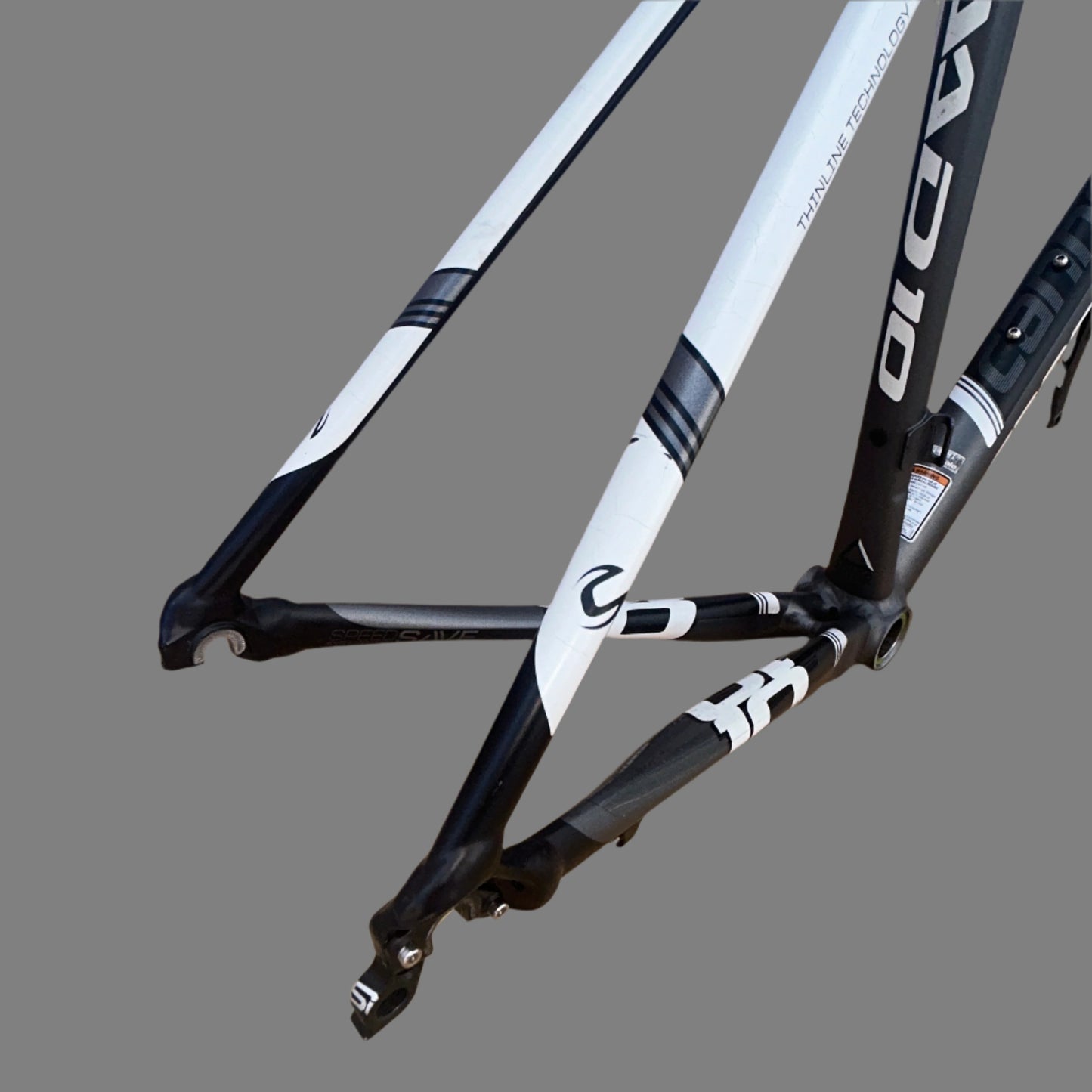 Cannondale Caad 10 Black 52cm Frameset Fork Headset Seatpost Stem Bar