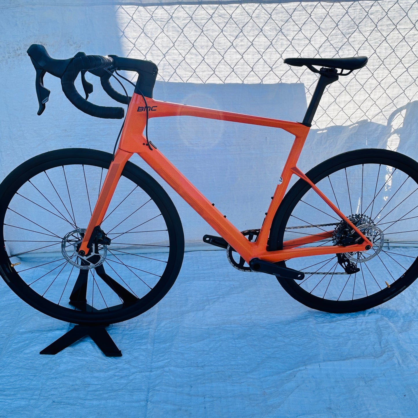 2022 BMC Roadmachine X TWO Orange 56 cm Road & Light Gravel Bike