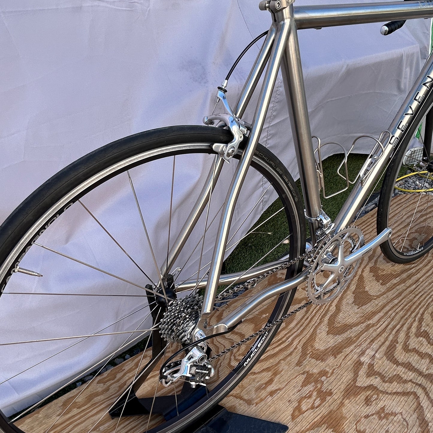 Seven Cycles Axium Road Bike 56 cm Campagnolo Record Nucleon