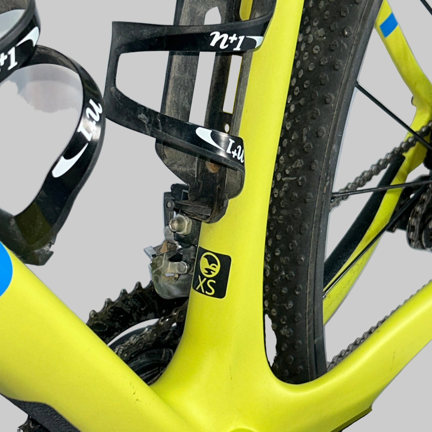 2022 OBED GVR X-Small Yellow/Blue Gravel Bike Shimano GRX Powermeter