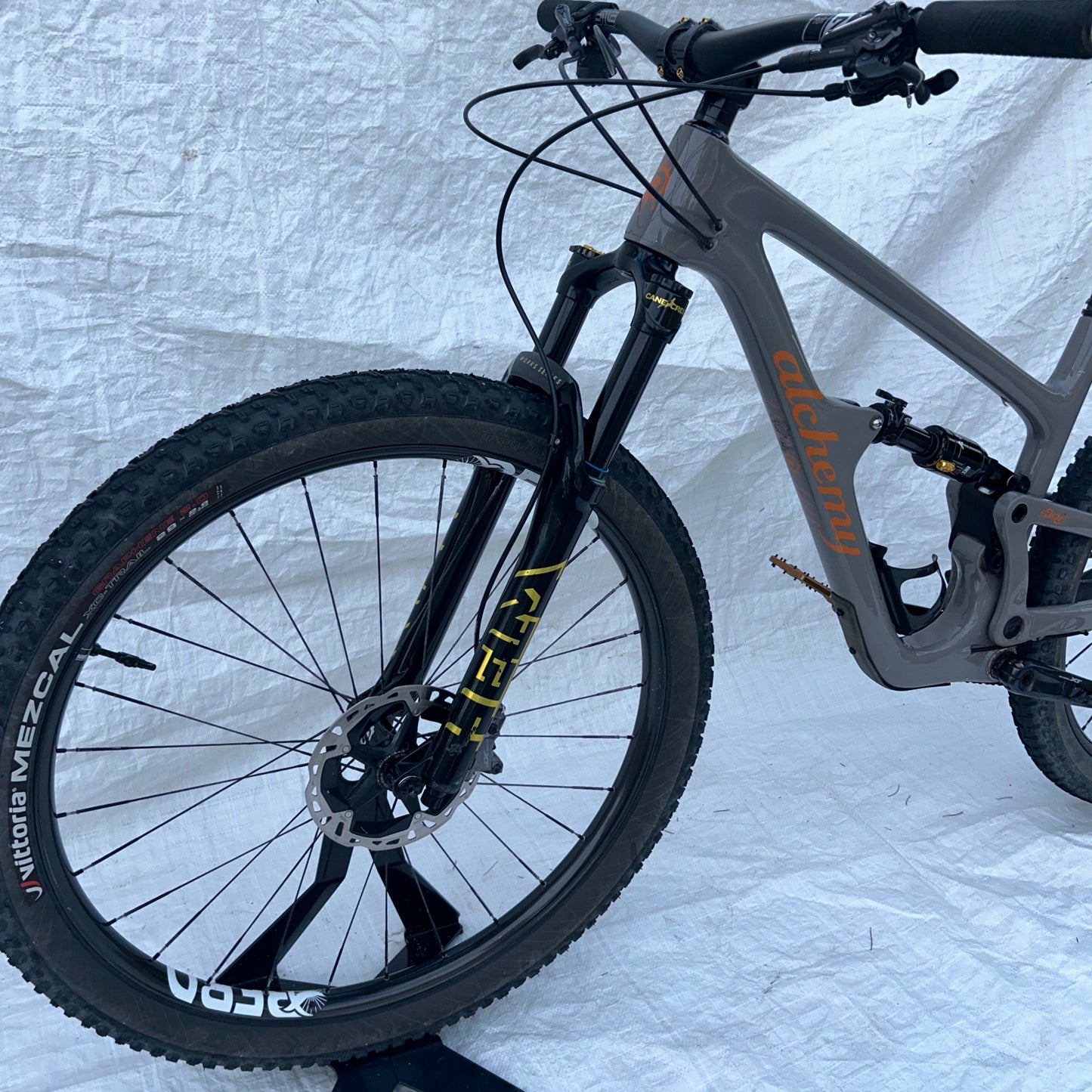 Alchemy Arktos 125 Custom Size Large Full Suspension Mountain Bike