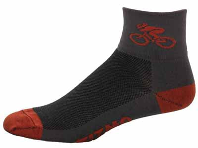 GIZMO Socks - Bicycle - Granite - Small Only