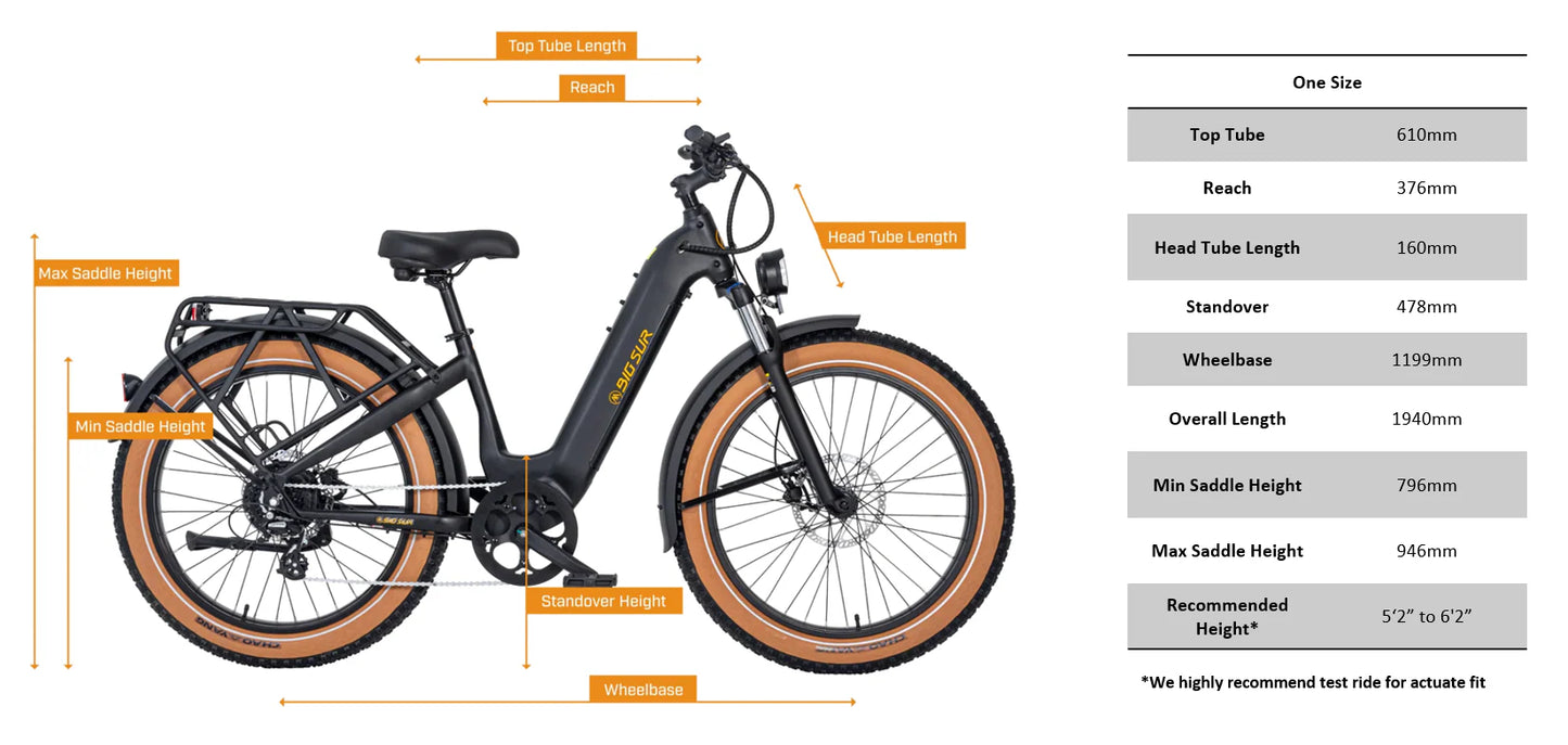 Aima Big Sur 26" Electric Bike E-Bike
