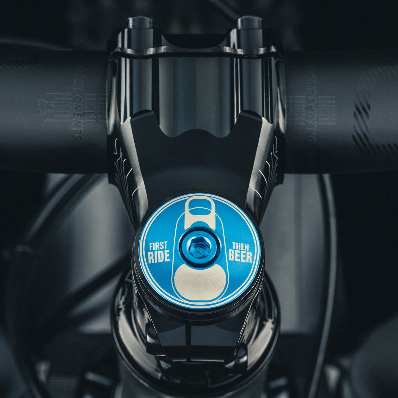 First Ride Then Beer - Bicycle Headset Cap