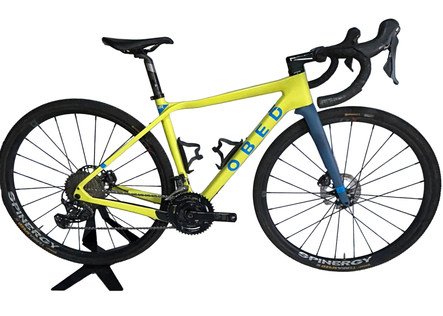 2022 OBED GVR X-Small Yellow/Blue Gravel Bike Shimano GRX Powermeter