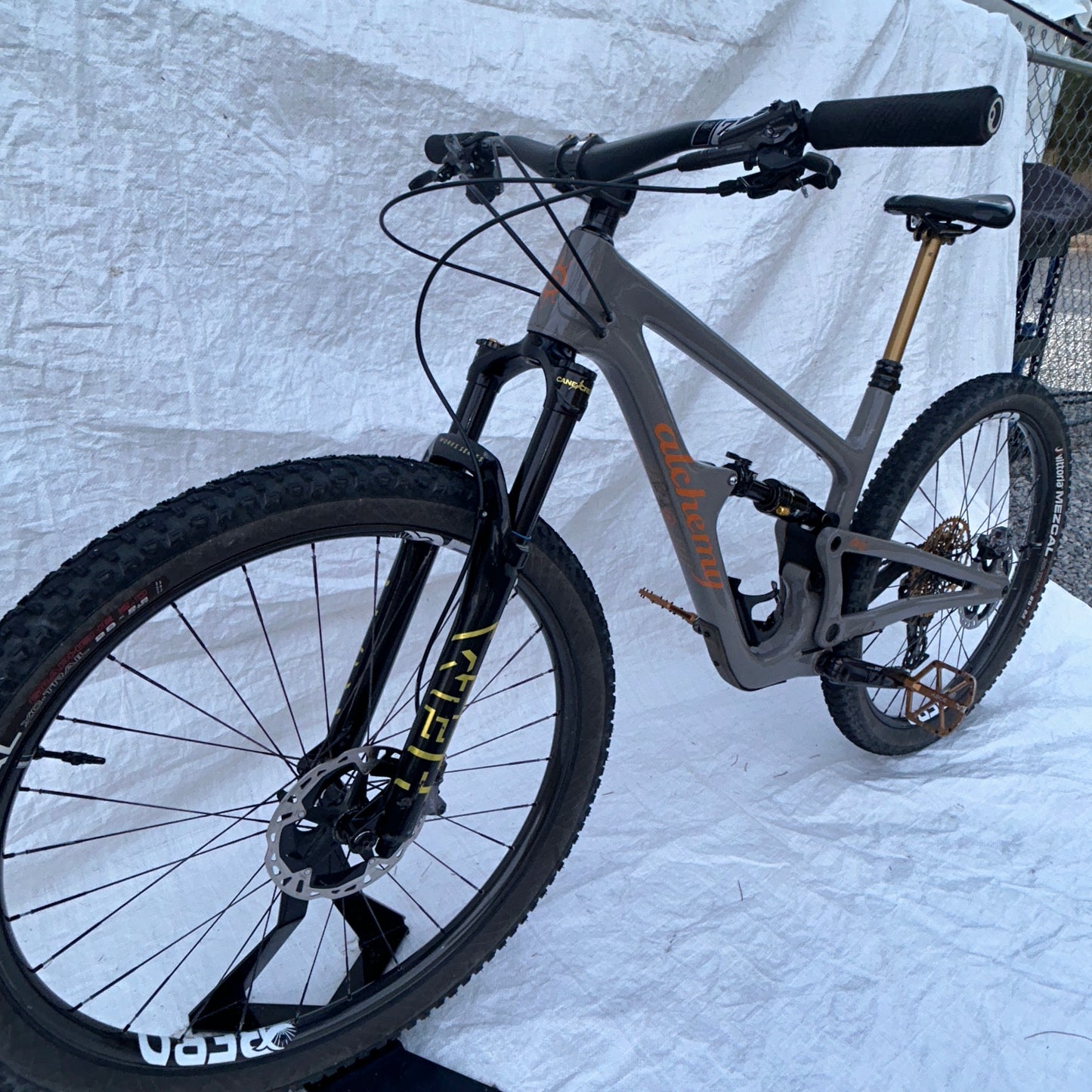 Alchemy Arktos 125 Custom Size Large Full Suspension Mountain Bike