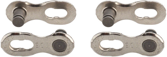 KMC MissingLink CL559R Connector - 10-Speed, Reusable, Silver