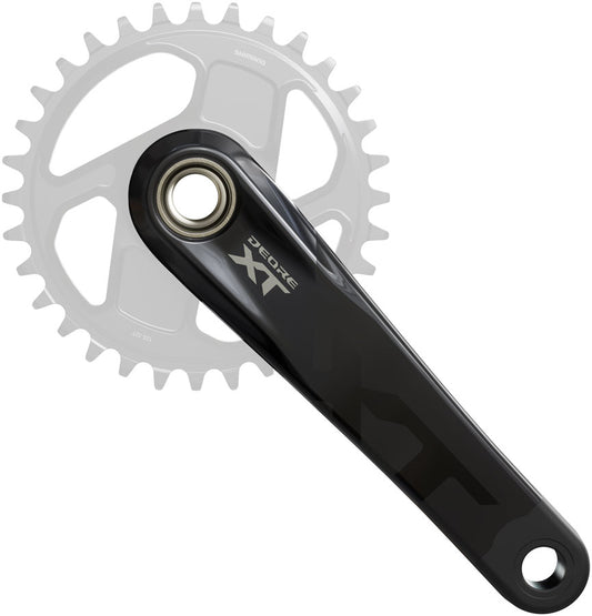 Shimano Deore XT FC-M8200 Crankset - 165mm, 1x, Direct Mount, Hollowtech II Hollow-Forged Crankarms, Black