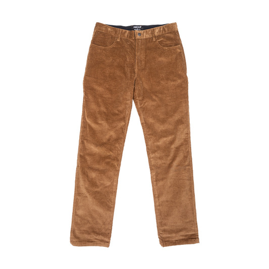 Stretch Corduroy Pants - Golden Brown