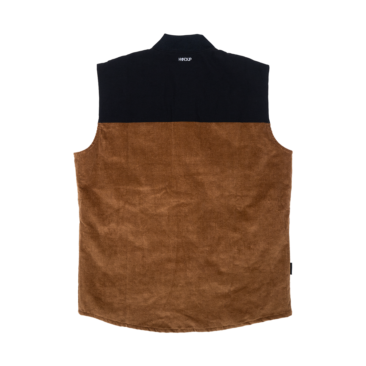 Corduroy Vest - Brown Black