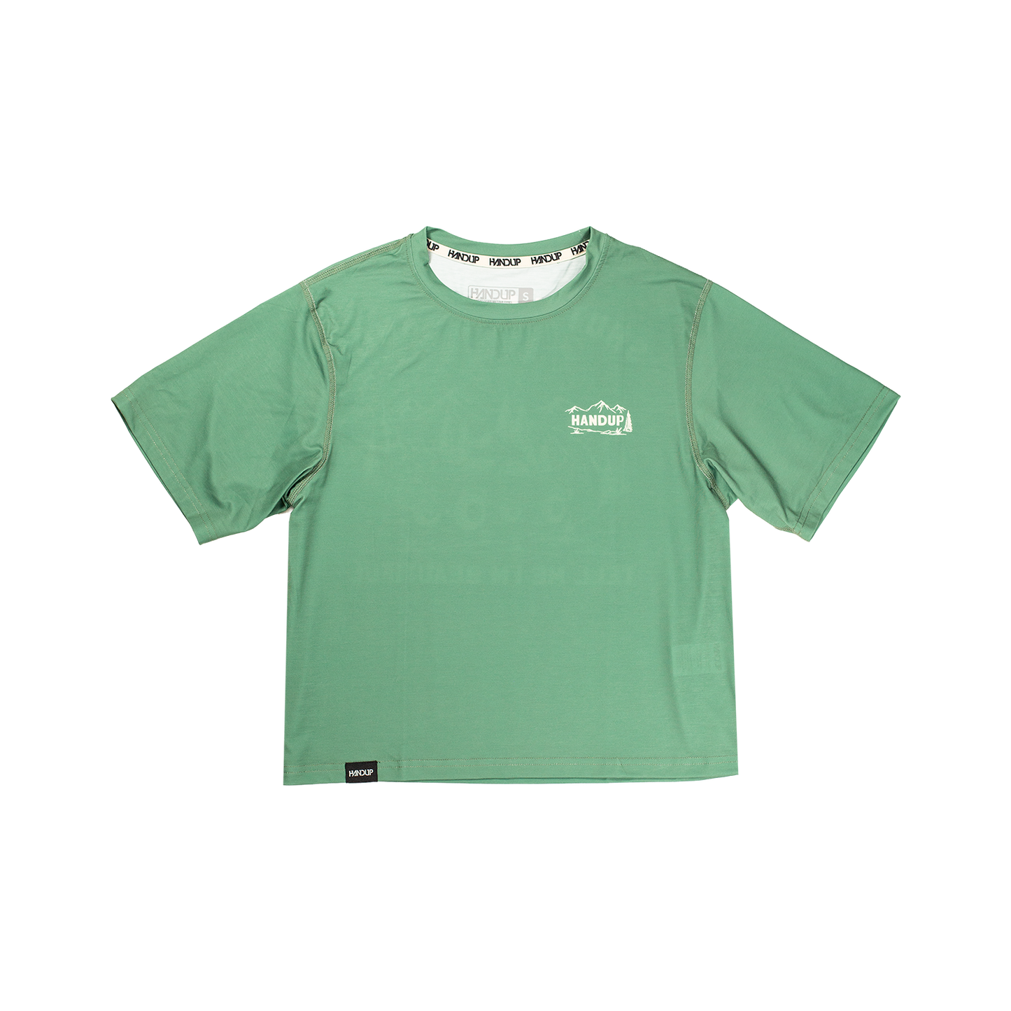 Cropped ActiviTEE - Shuttle Me Sage Green