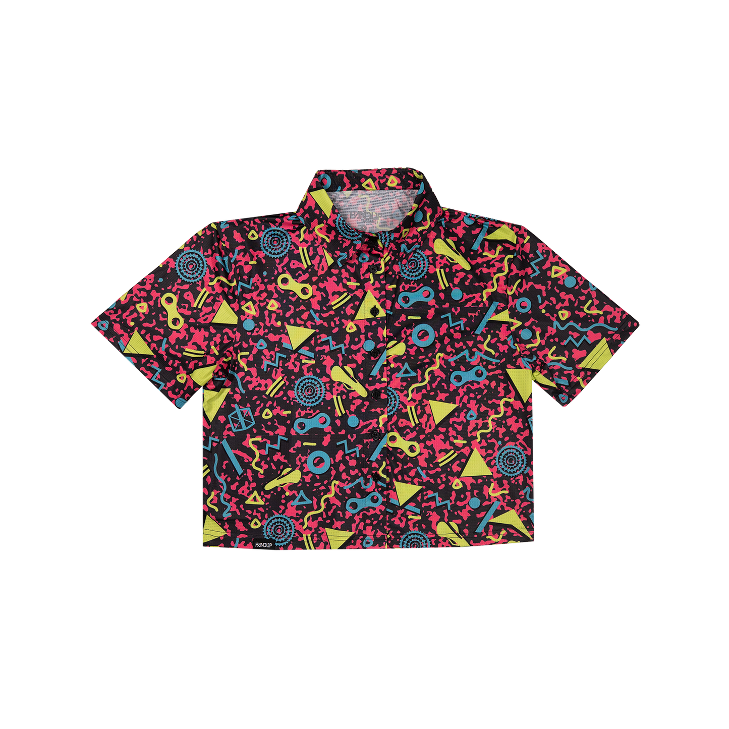 Cropped FlexGRID Button Up - Roller Link