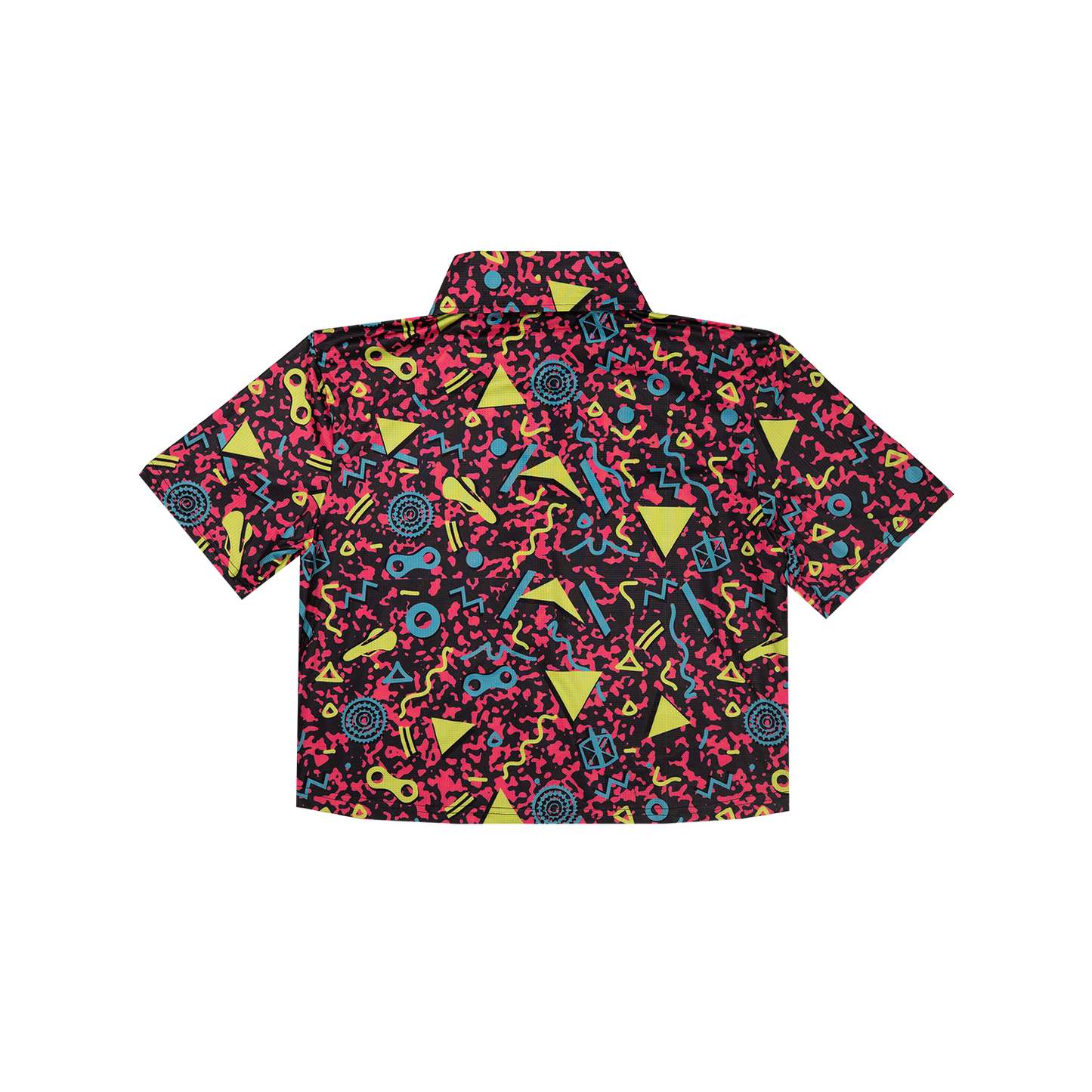 Cropped FlexGRID Button Up - Roller Link