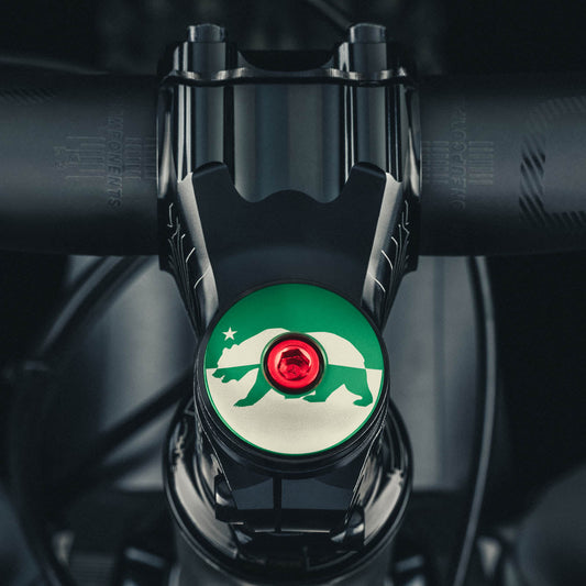 California Republic Bicycle Stem Cap