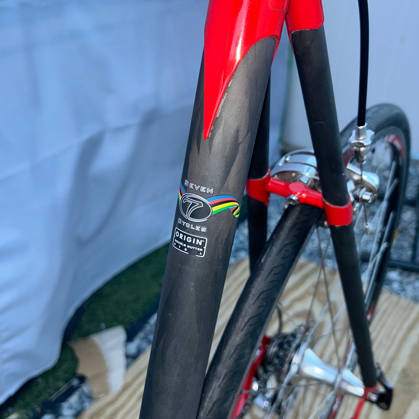 Seven Cycles Elium Road Bike 60 cm custom Shimano Easton