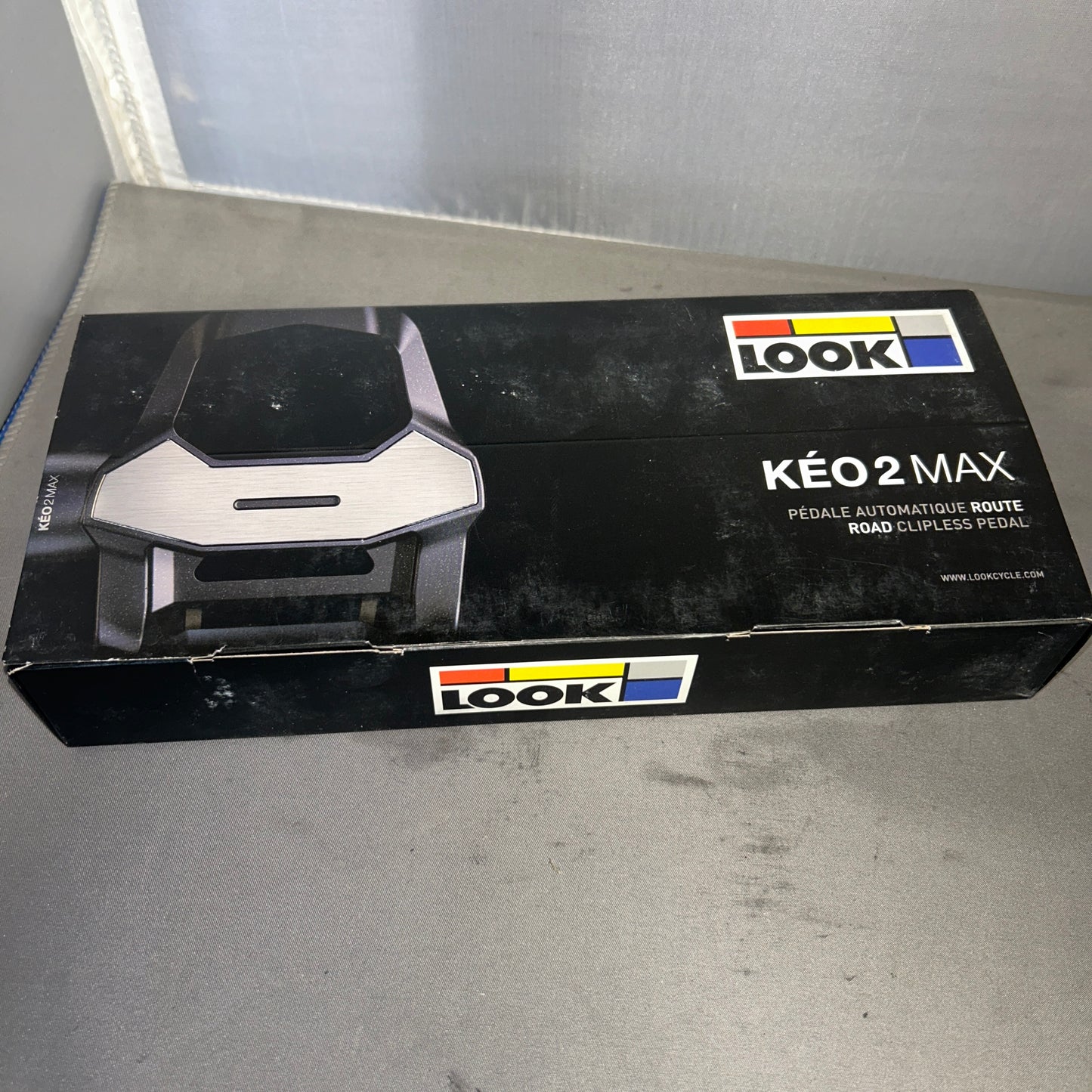 Look Keo 2 Max White Black Road Cycling Pedals NO Cleats Clipless Pedals