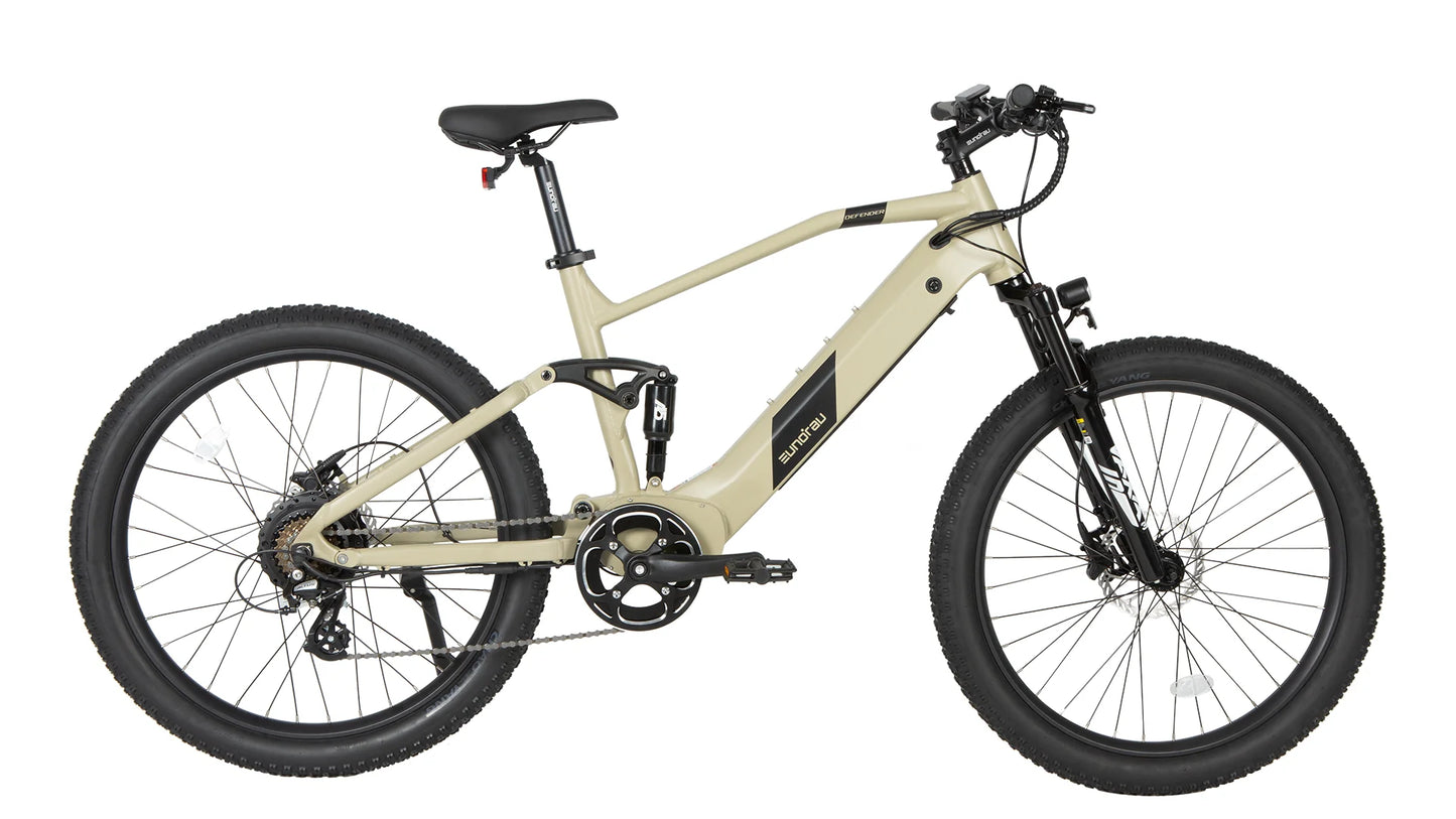 Eunorau Defender Electric Bike Full Suspension Mountain Bike