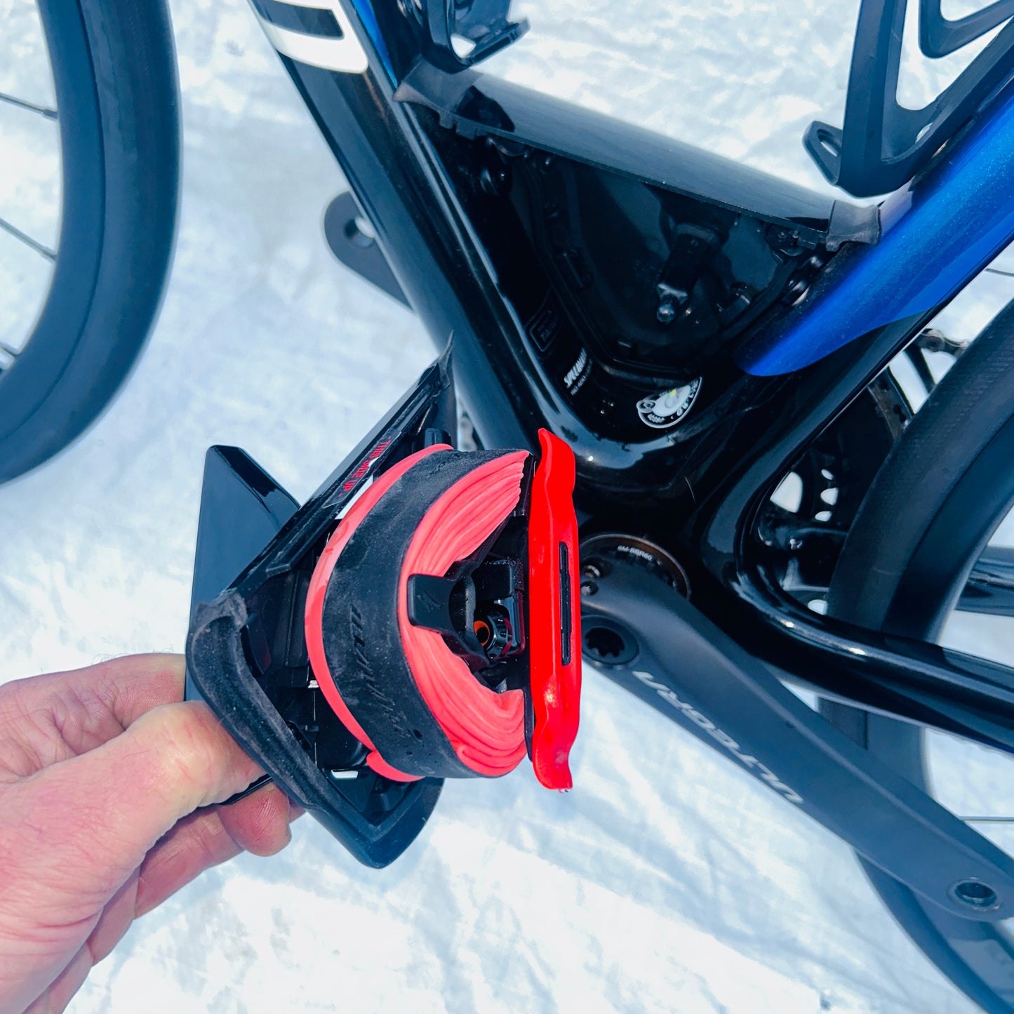 2018 Specialized Roubaix Expert Carbon Road Bike Blue 54 cm