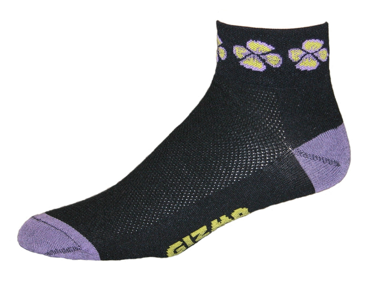 GIZMO Socks - Flowers - Black - Small Only