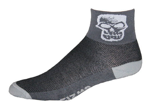 GIZMO Socks - Skull - Grey - Small Only