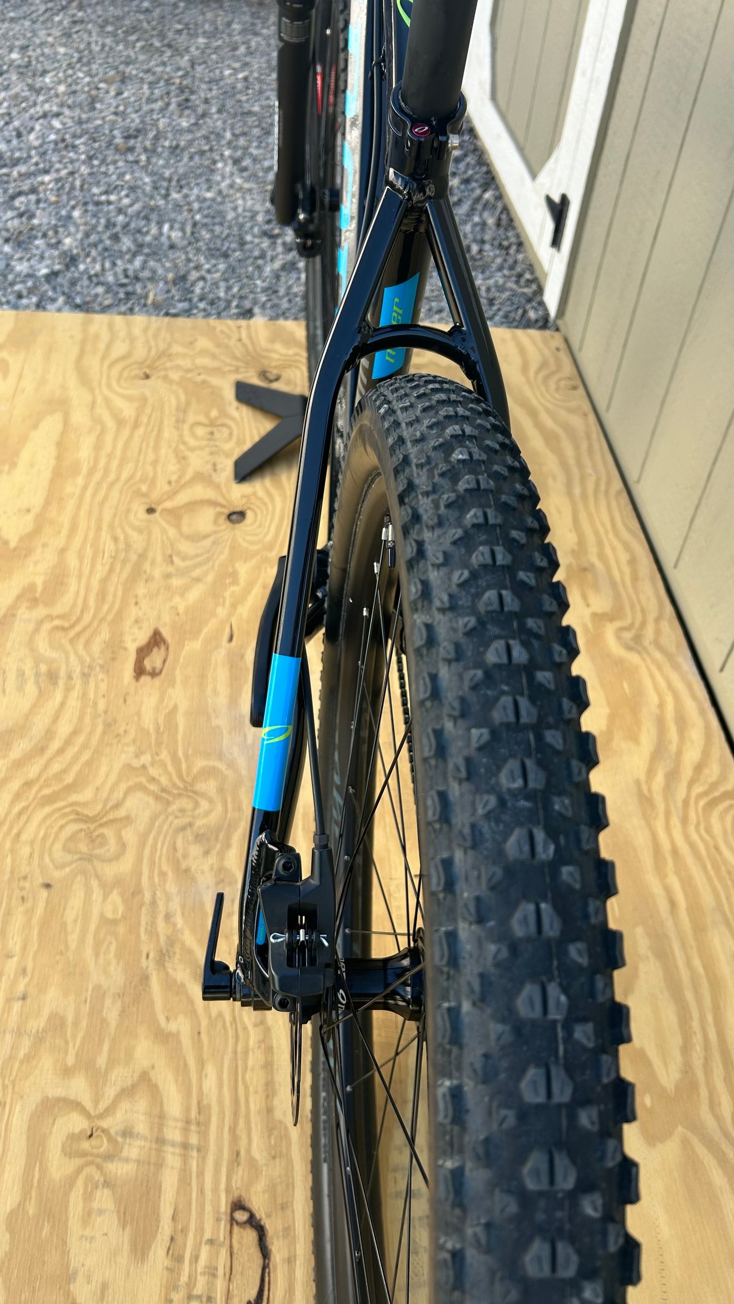 2019 Niner Air 9 Single Speed Large Mountain Bike Black/Blue