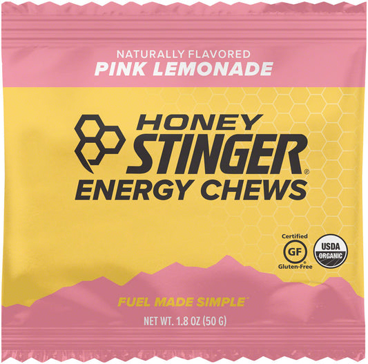 Honey Stinger Organic Energy Chews - Pink Lemonade Each