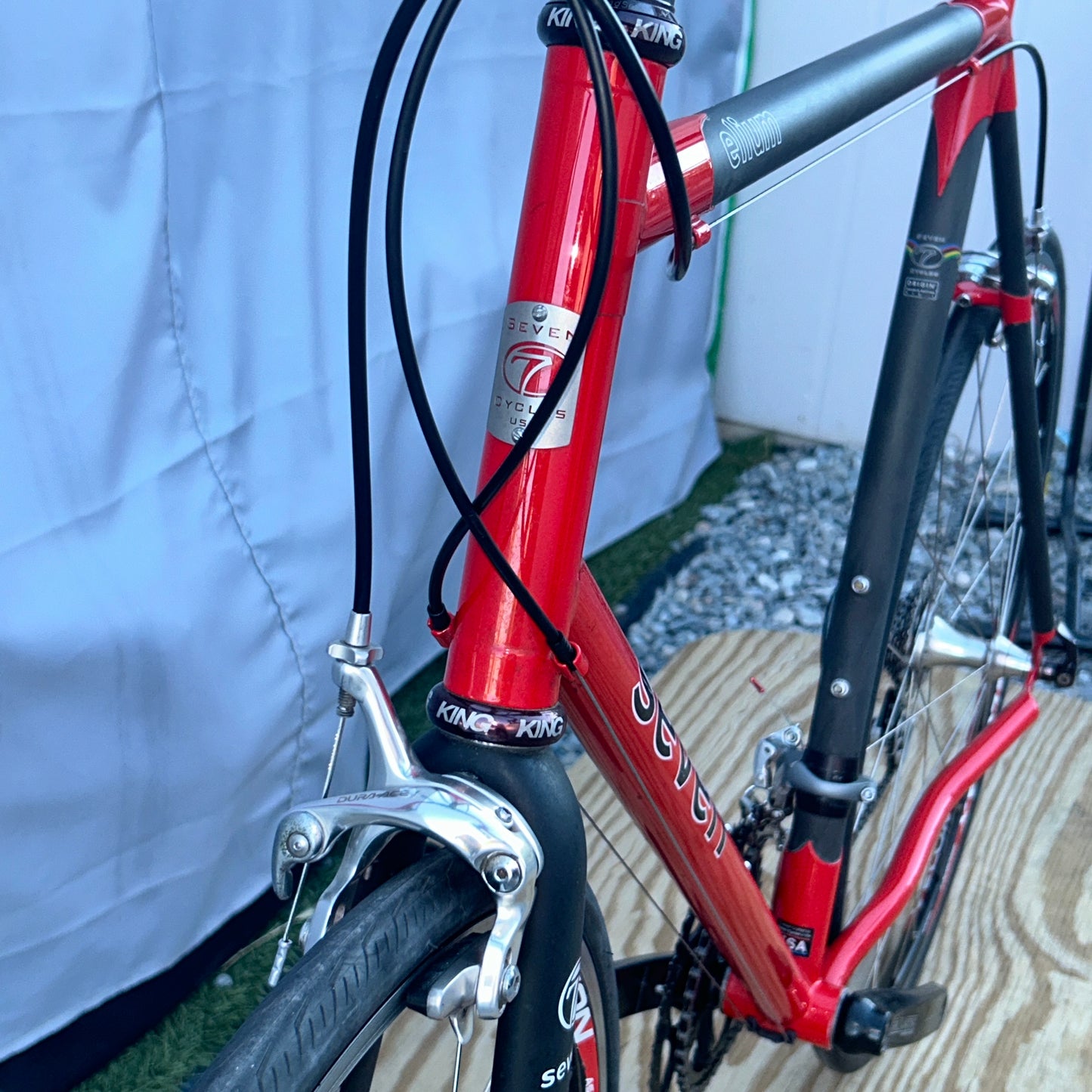 Seven Cycles Elium Road Bike 60 cm custom Shimano Easton