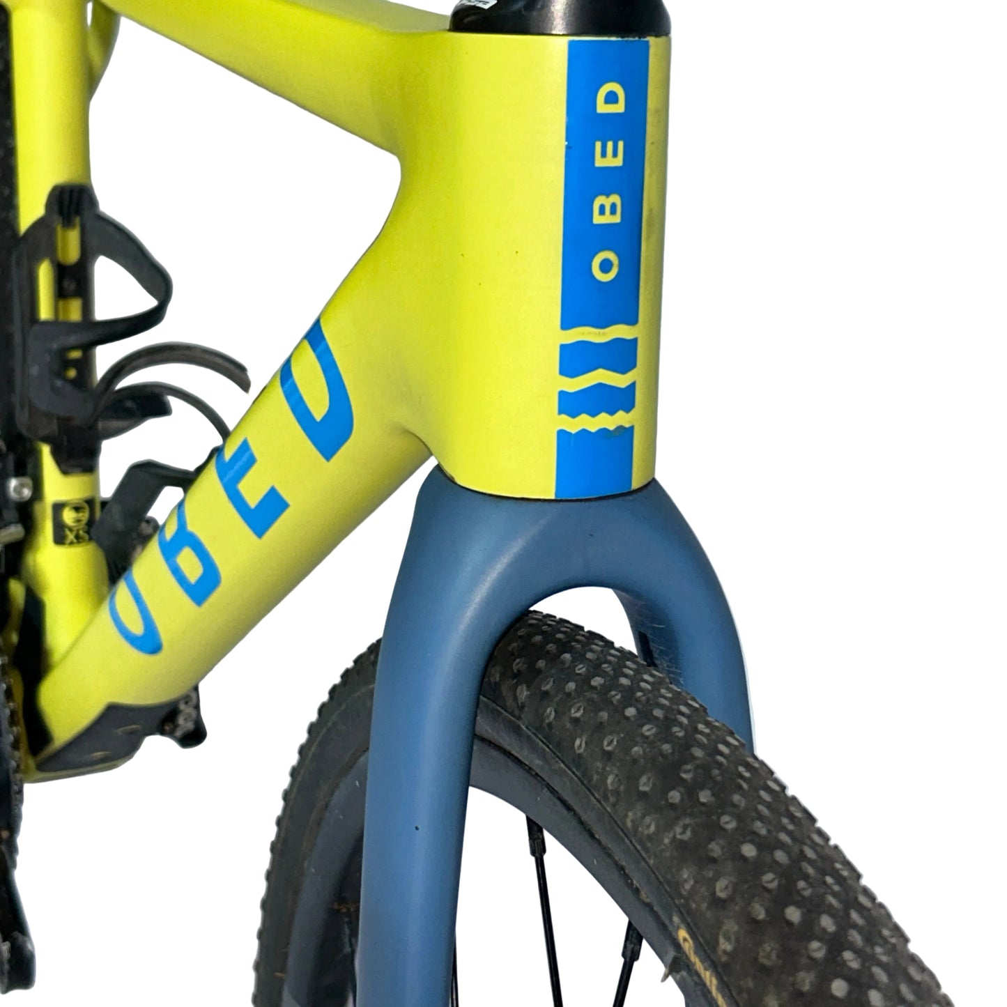 2022 OBED GVR X-Small Yellow/Blue Gravel Bike Shimano GRX Powermeter
