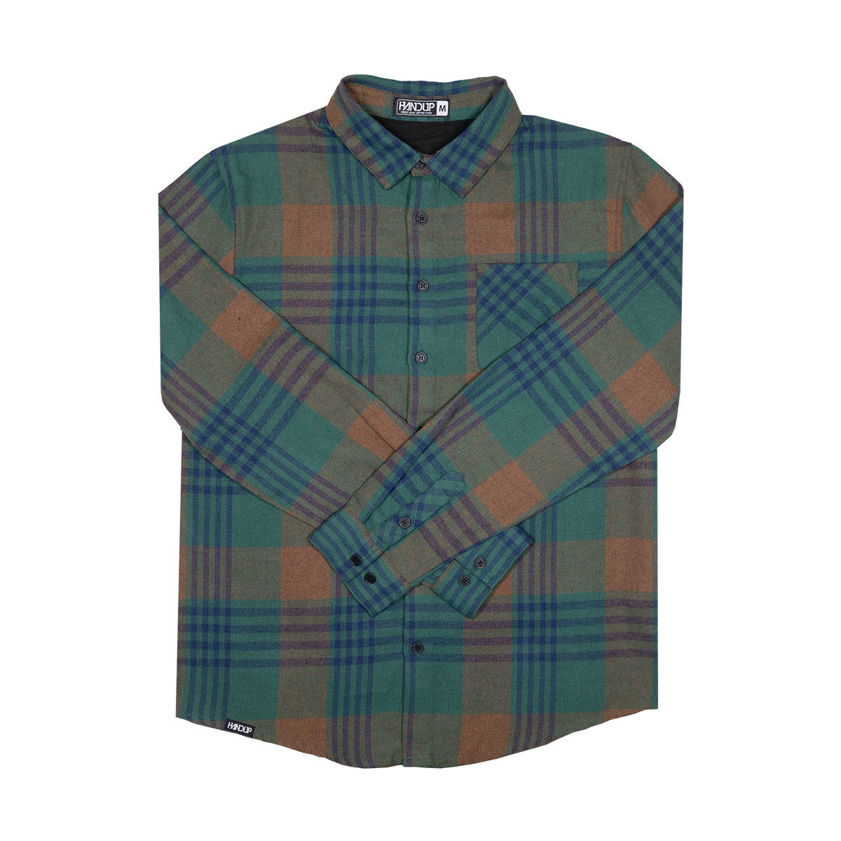 Flow Flannel - Green/Blue